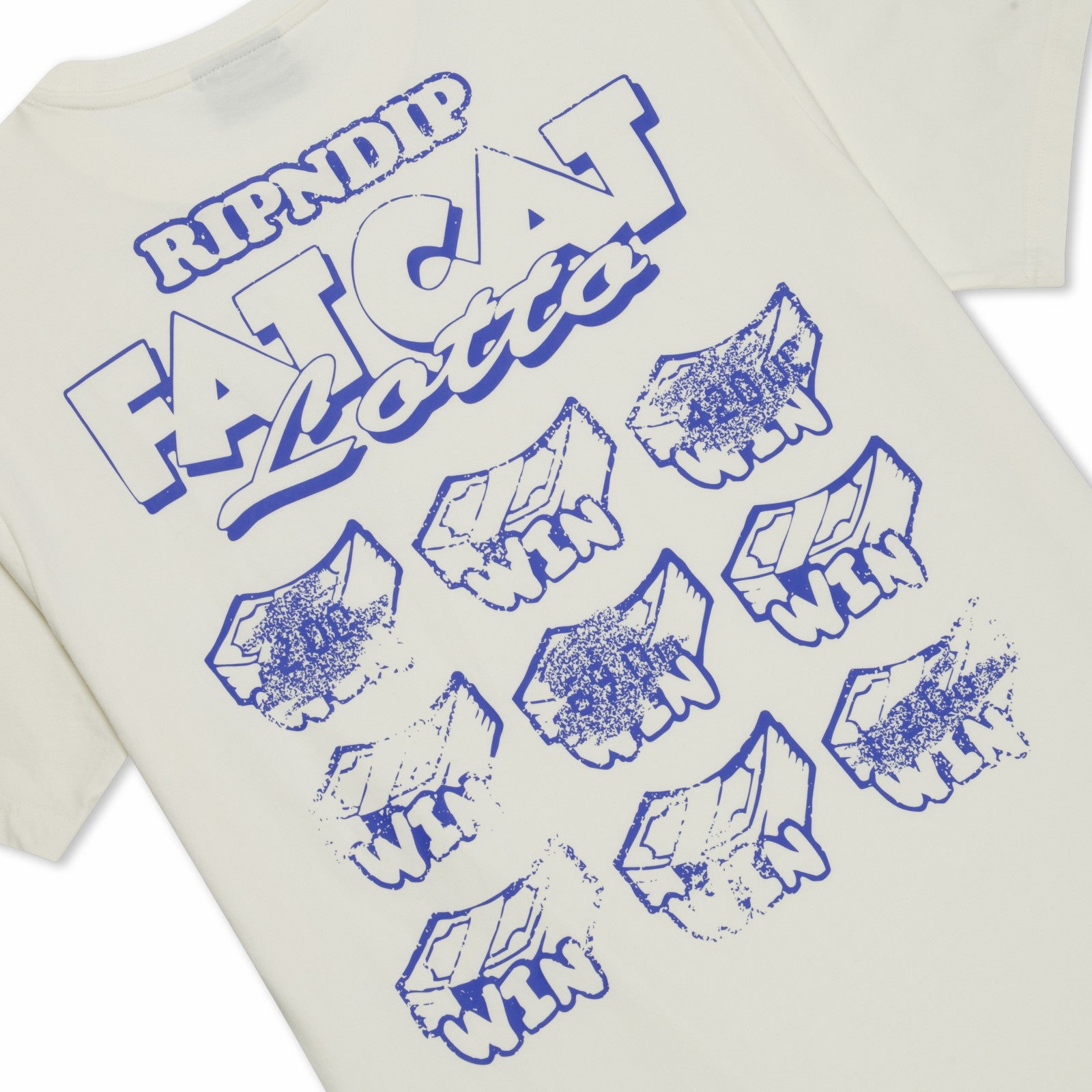 Fat Cat Tee (Bone) - Ripndip