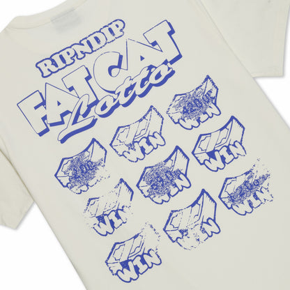 Fat Cat Tee (Bone) - Ripndip