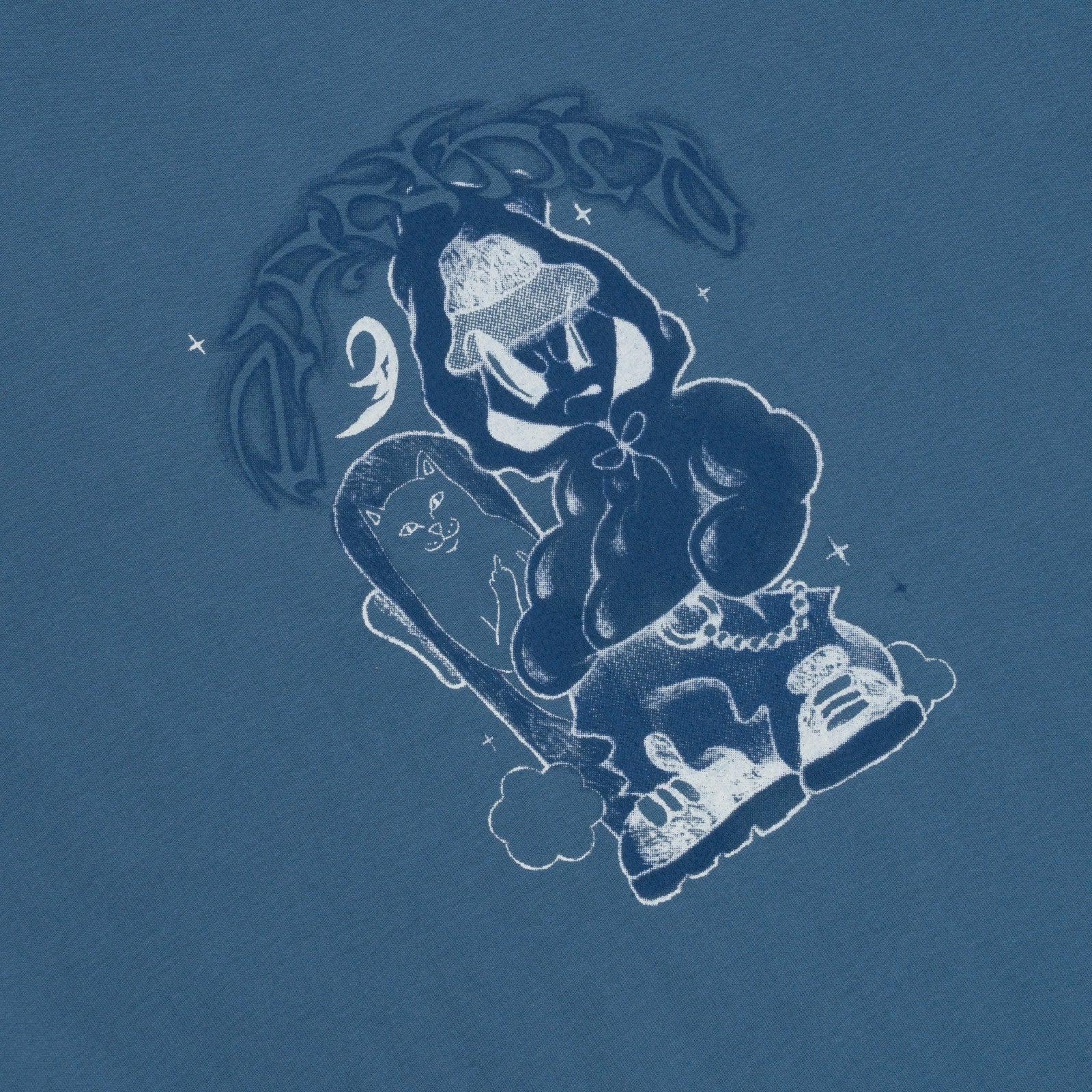 What? Tee (Blue) - Ripndip