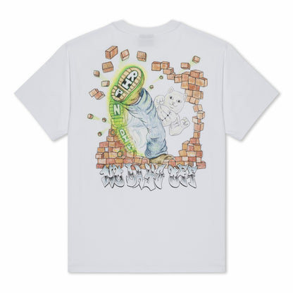 Karate Kat Tee (White) - Ripndip