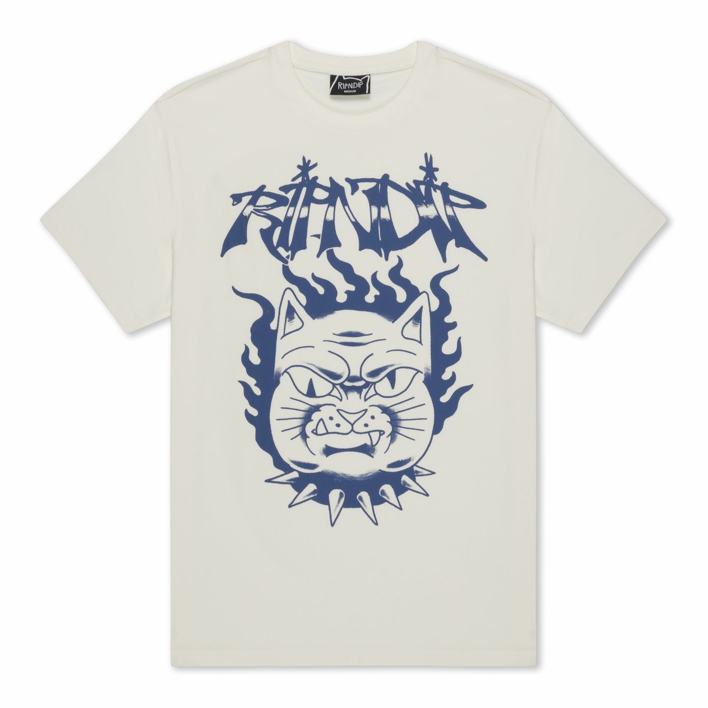 The Happiest Cat Tee (Bone) - Ripndip