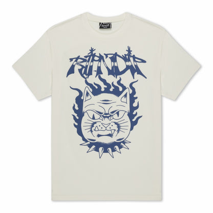 The Happiest Cat Tee (Bone) - Ripndip