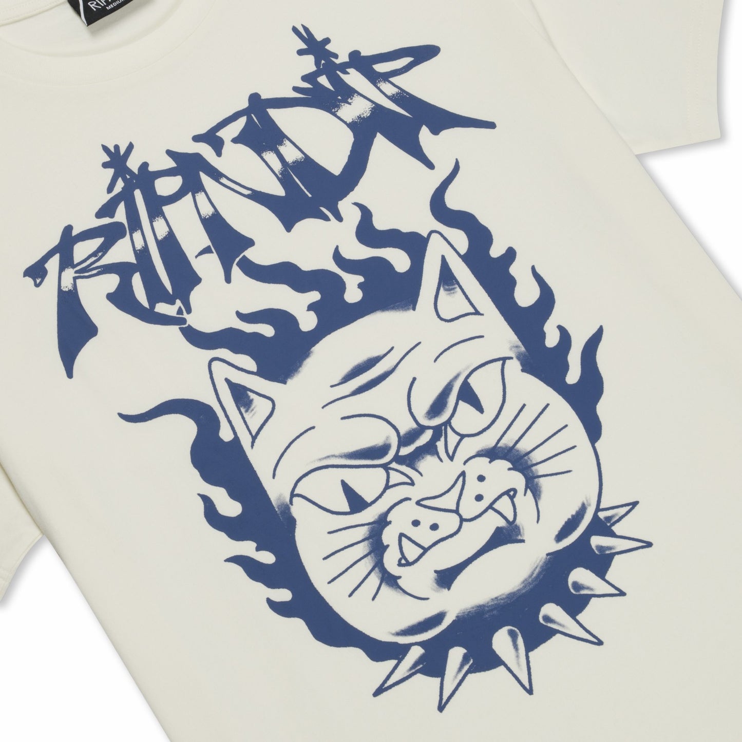 The Happiest Cat Tee (Bone) - Ripndip