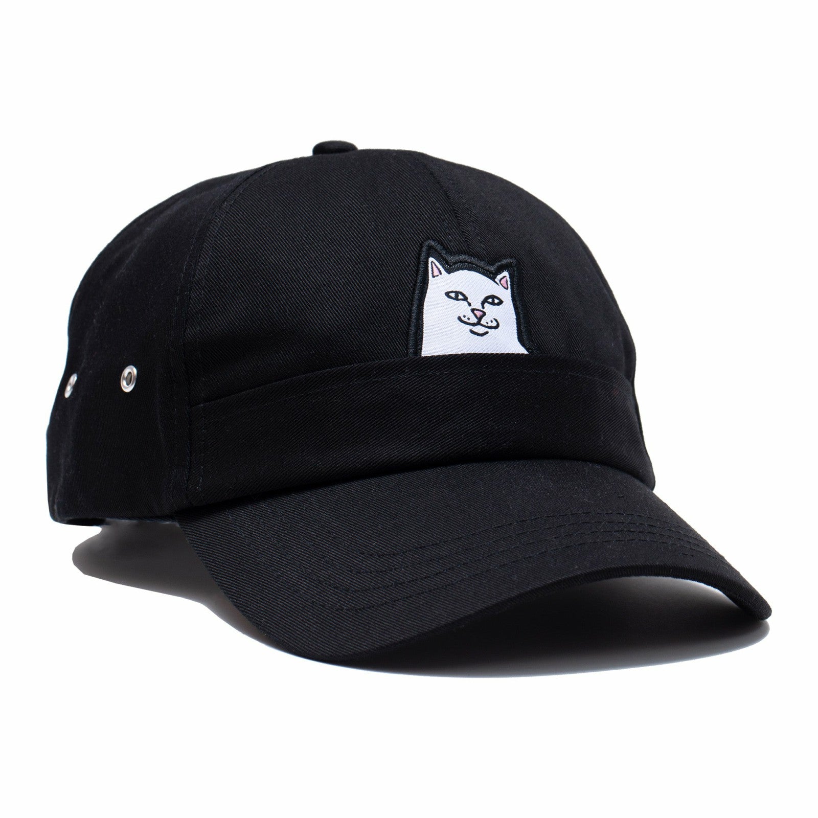 Lord Nermal 6 Panel Pocket Hat (Black) - Ripndip - Ripndip