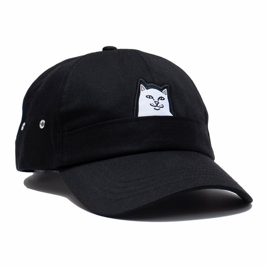 Lord Nermal 6 Panel Pocket Hat (Black) - Ripndip - Ripndip
