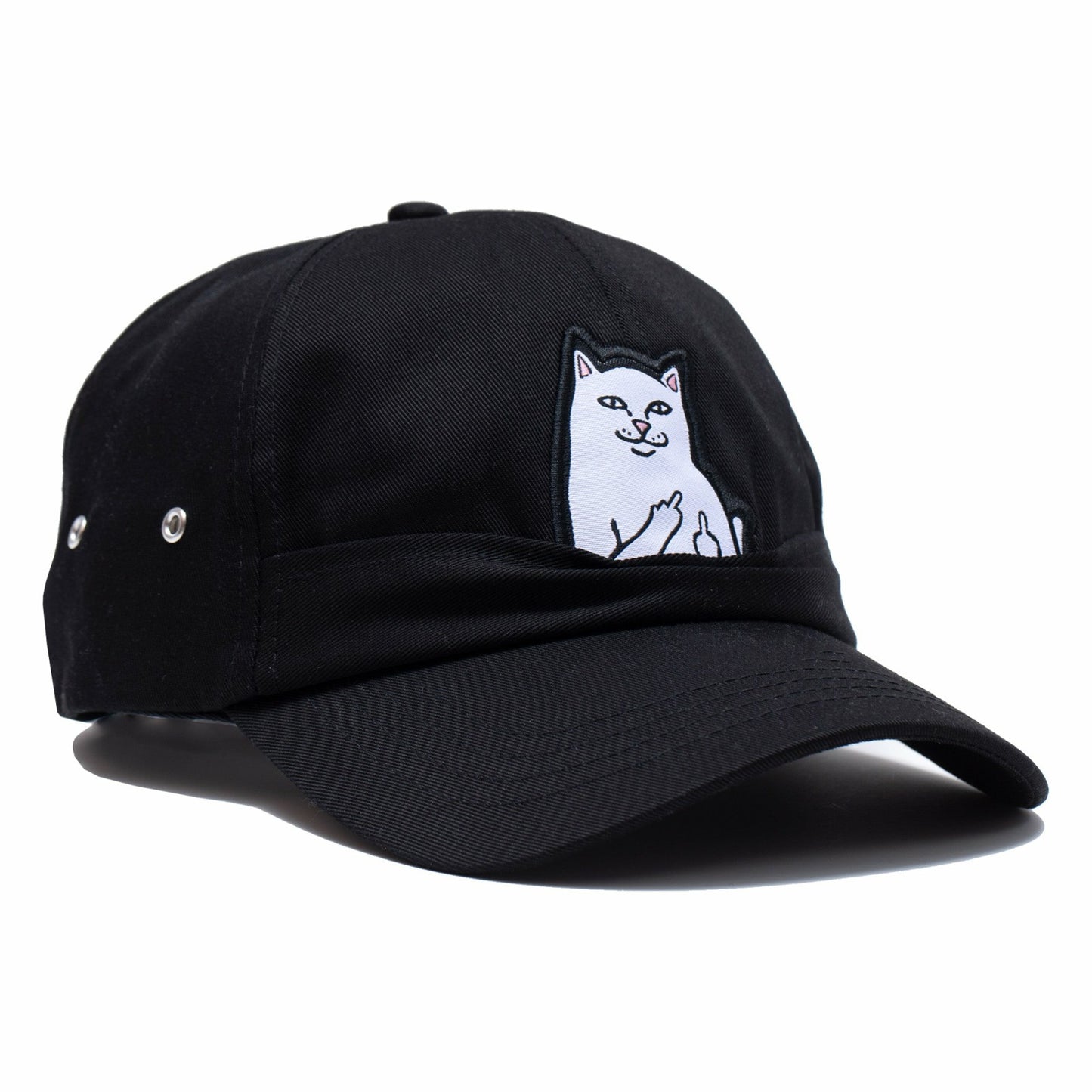 Lord Nermal 6 Panel Pocket Hat (Black) - Ripndip - Ripndip