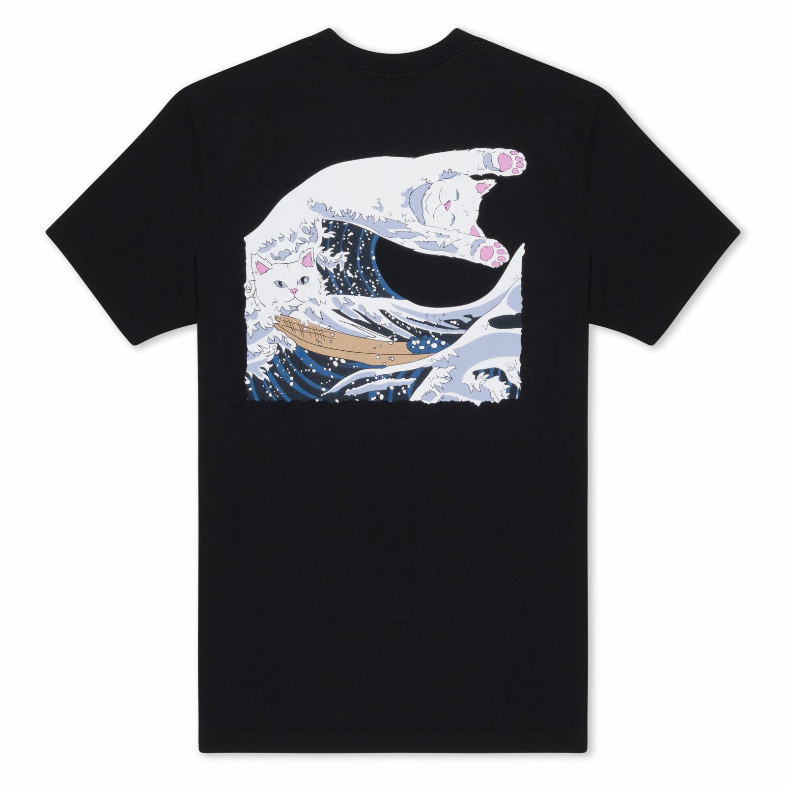 The Great Wave Of Nerm Tee (Black) - Ripndip