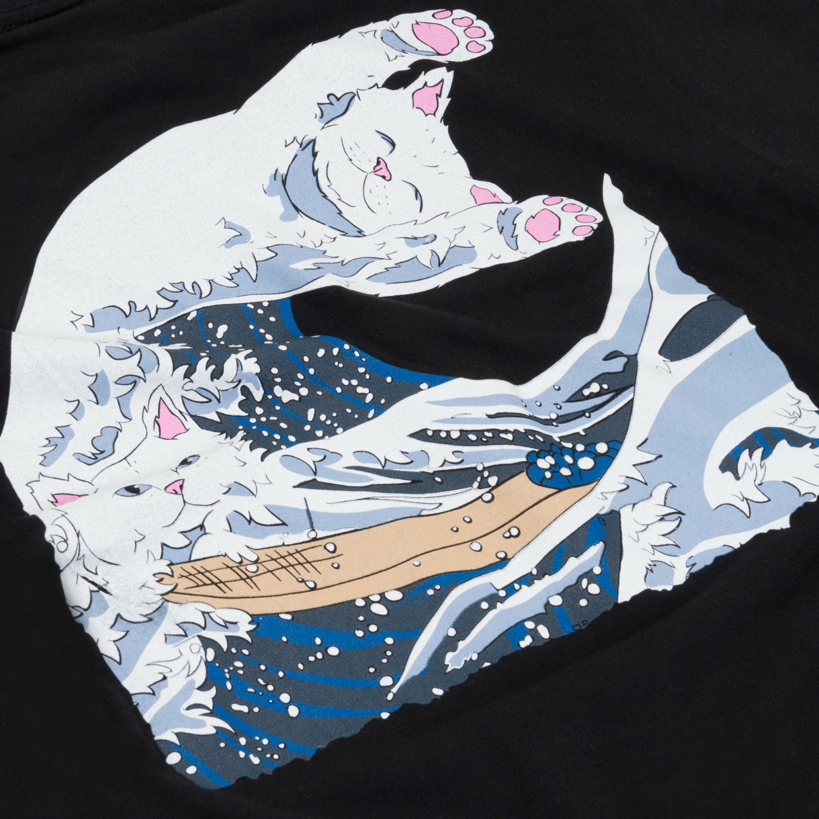 The Great Wave Of Nerm Tee (Black) - Ripndip