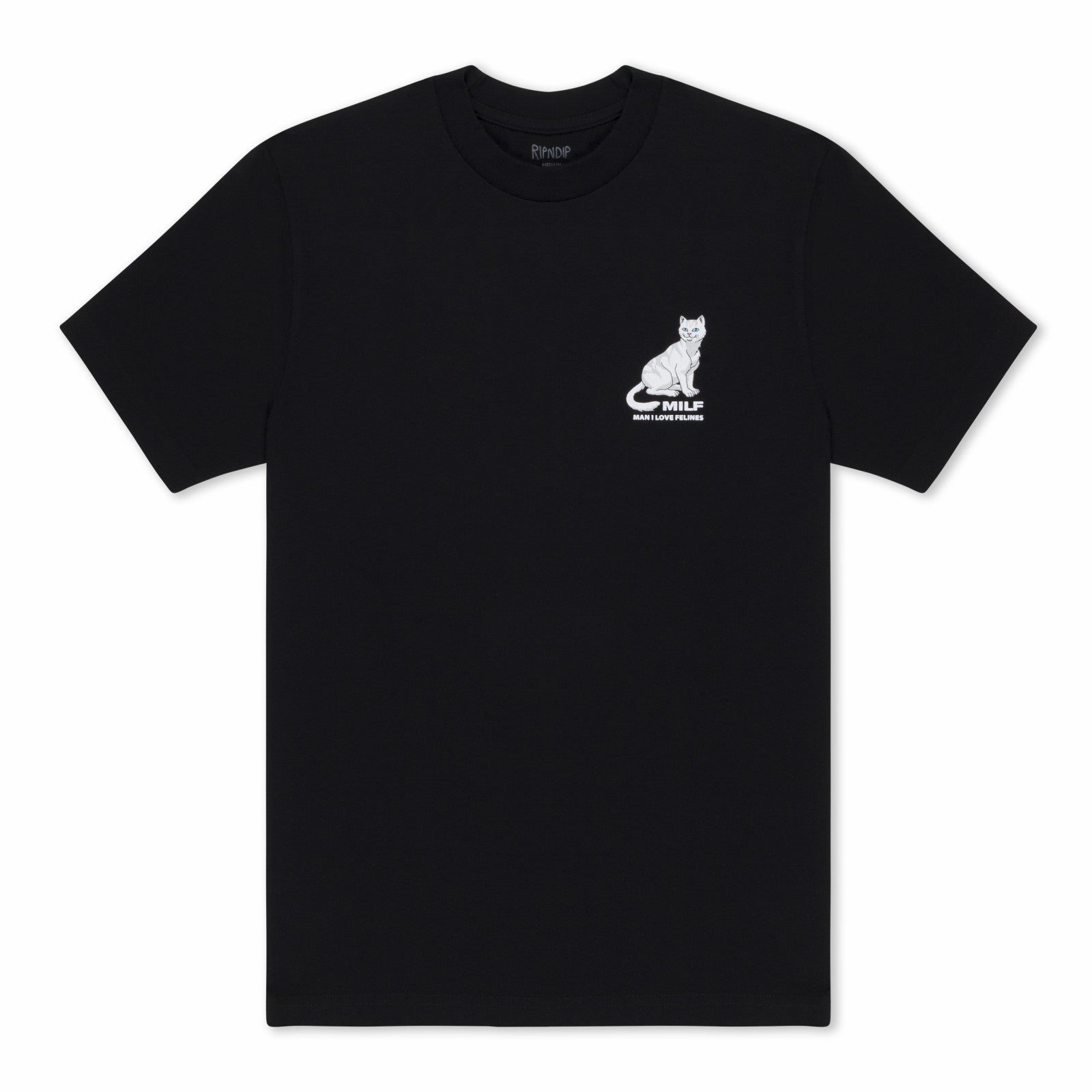 Man I Love Felines Tee (Black) - Ripndip