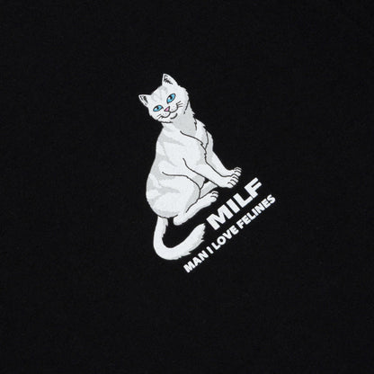 Man I Love Felines Tee (Black) - Ripndip