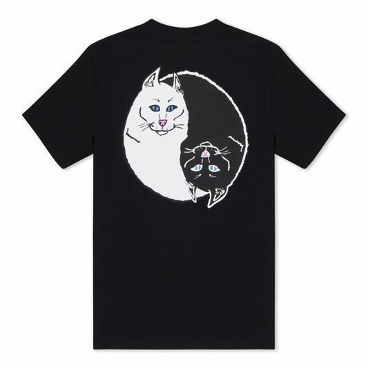 Nermal Ying Yang Tee (Black) - Ripndip