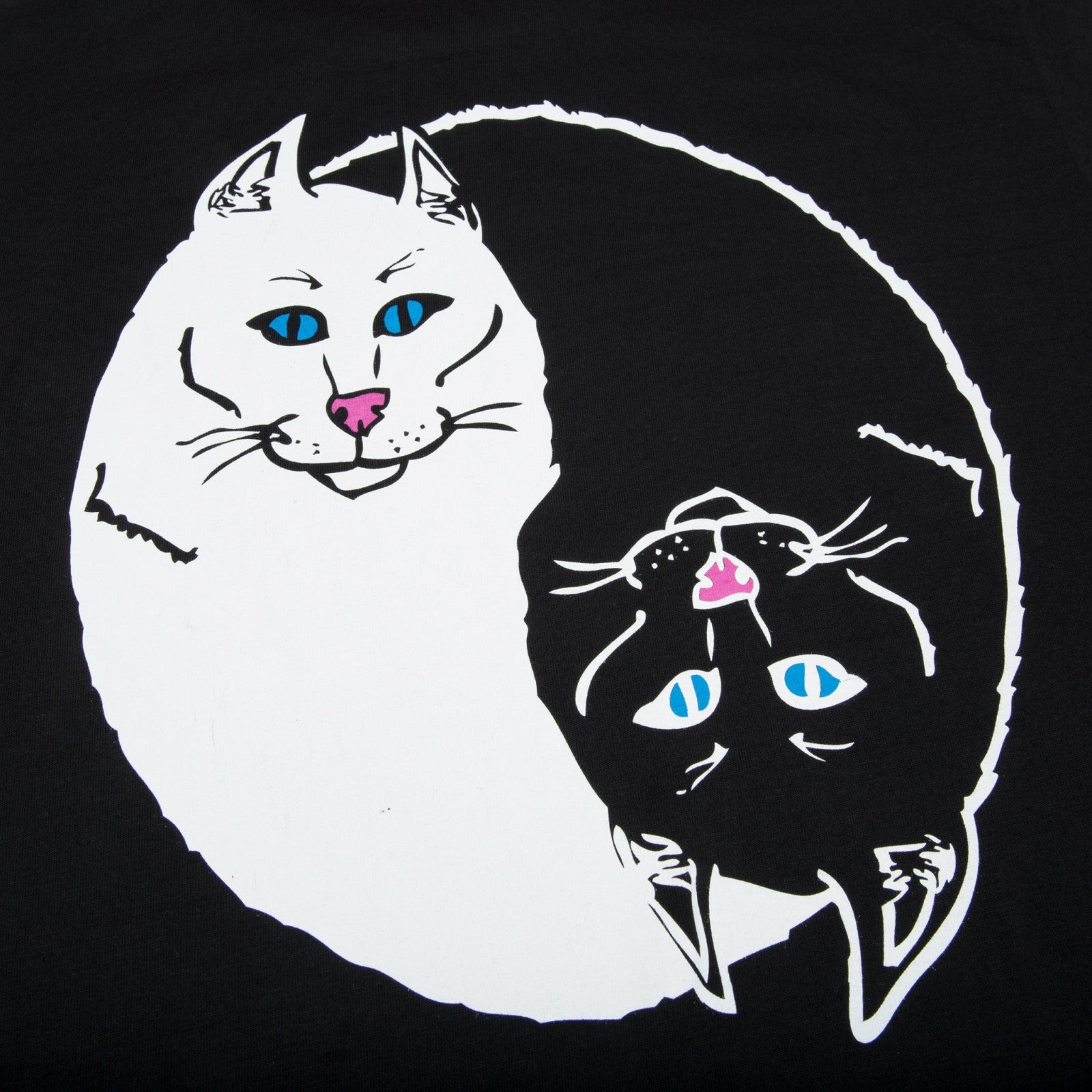Nermal Ying Yang Tee (Black) - Ripndip