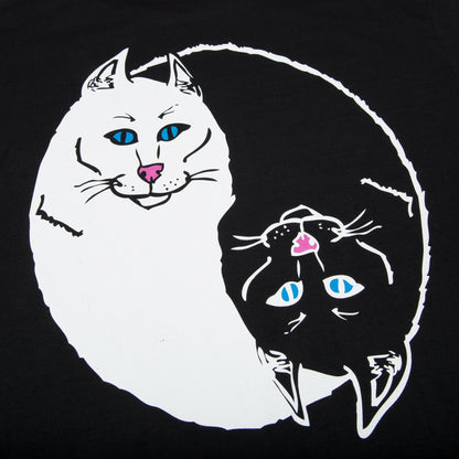 Nermal Ying Yang Tee (Black) - Ripndip