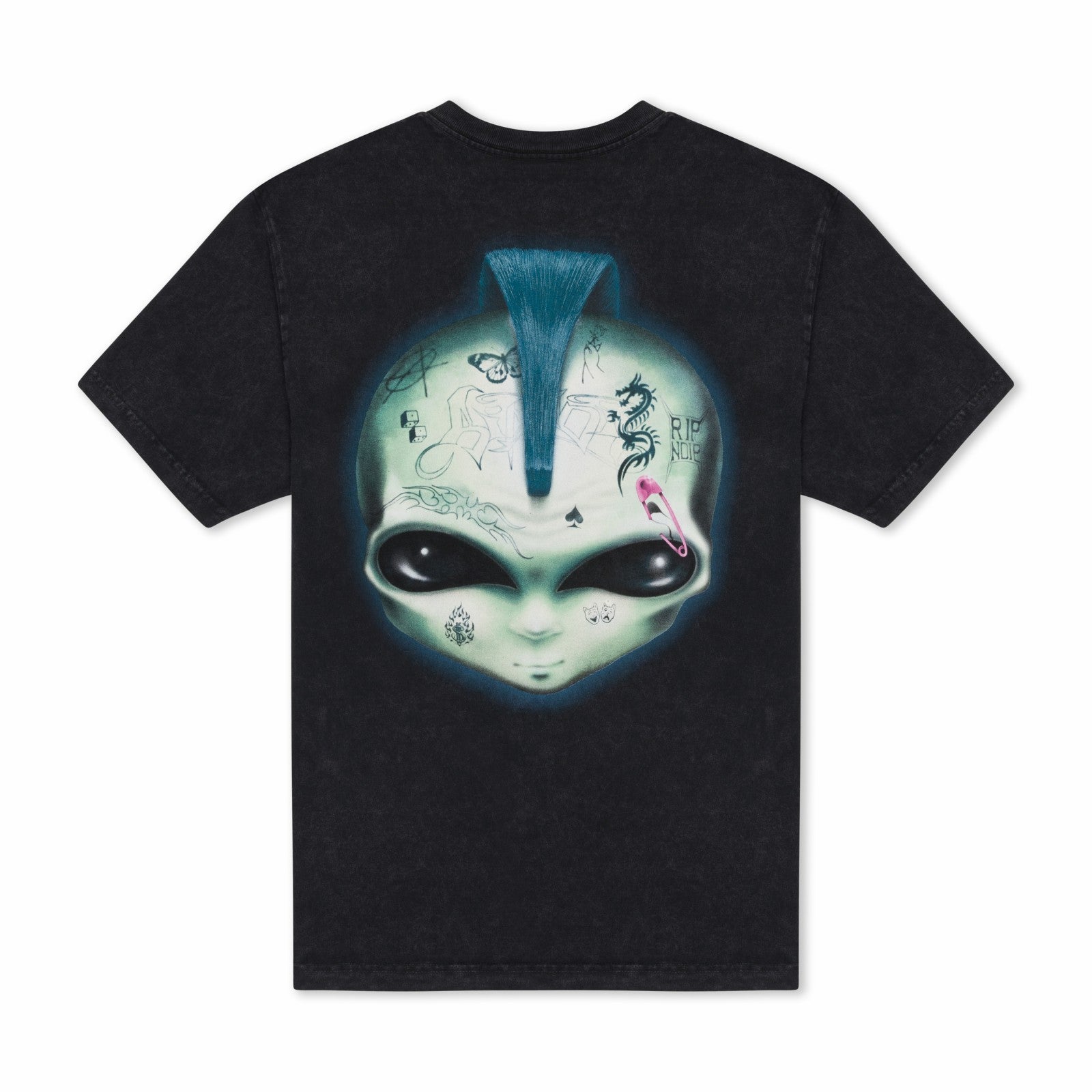 Squabble Up Tee (Black Vintage Wash) - Ripndip
