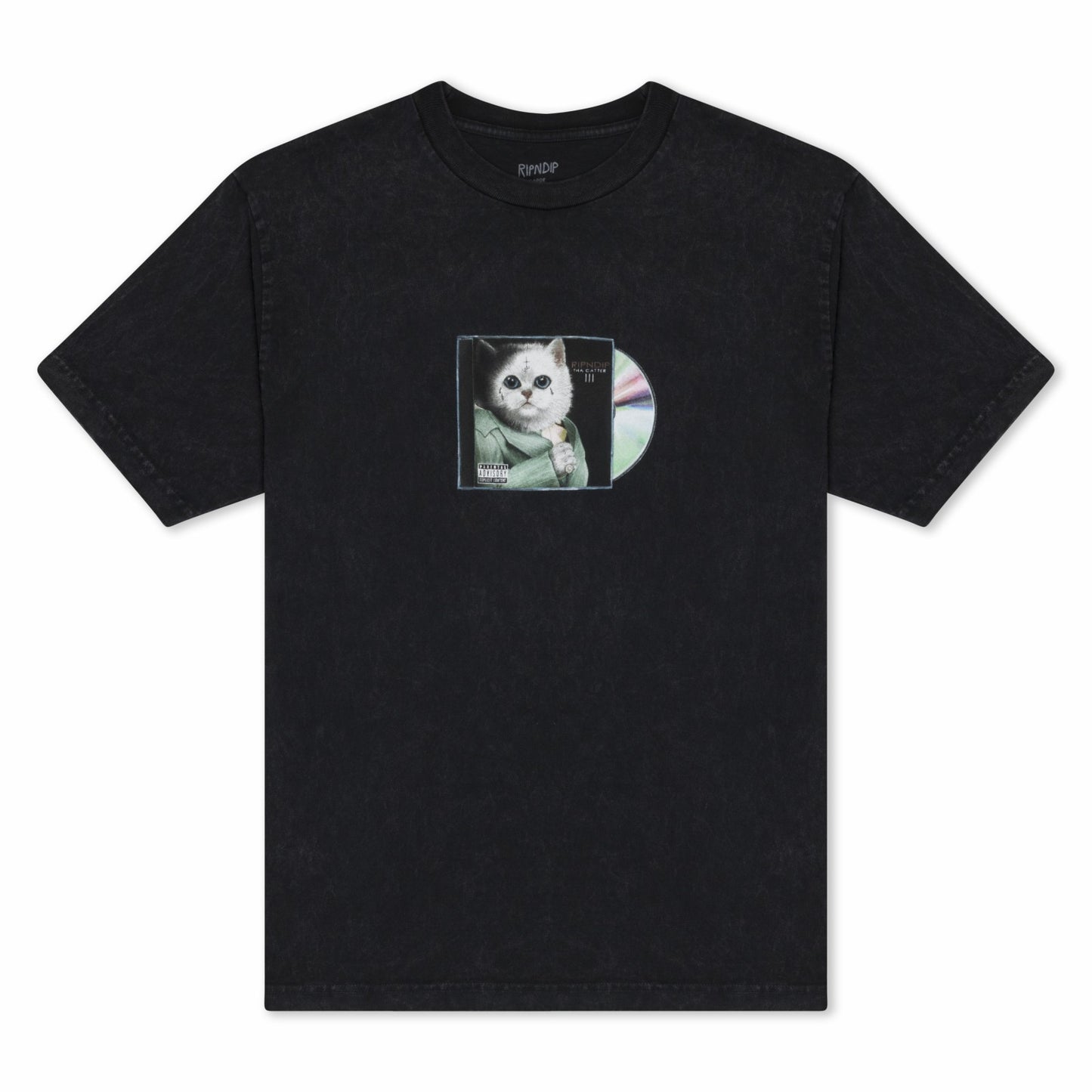 Lil Nerm 3 Tee (Black Vintage Wash) - Ripndip
