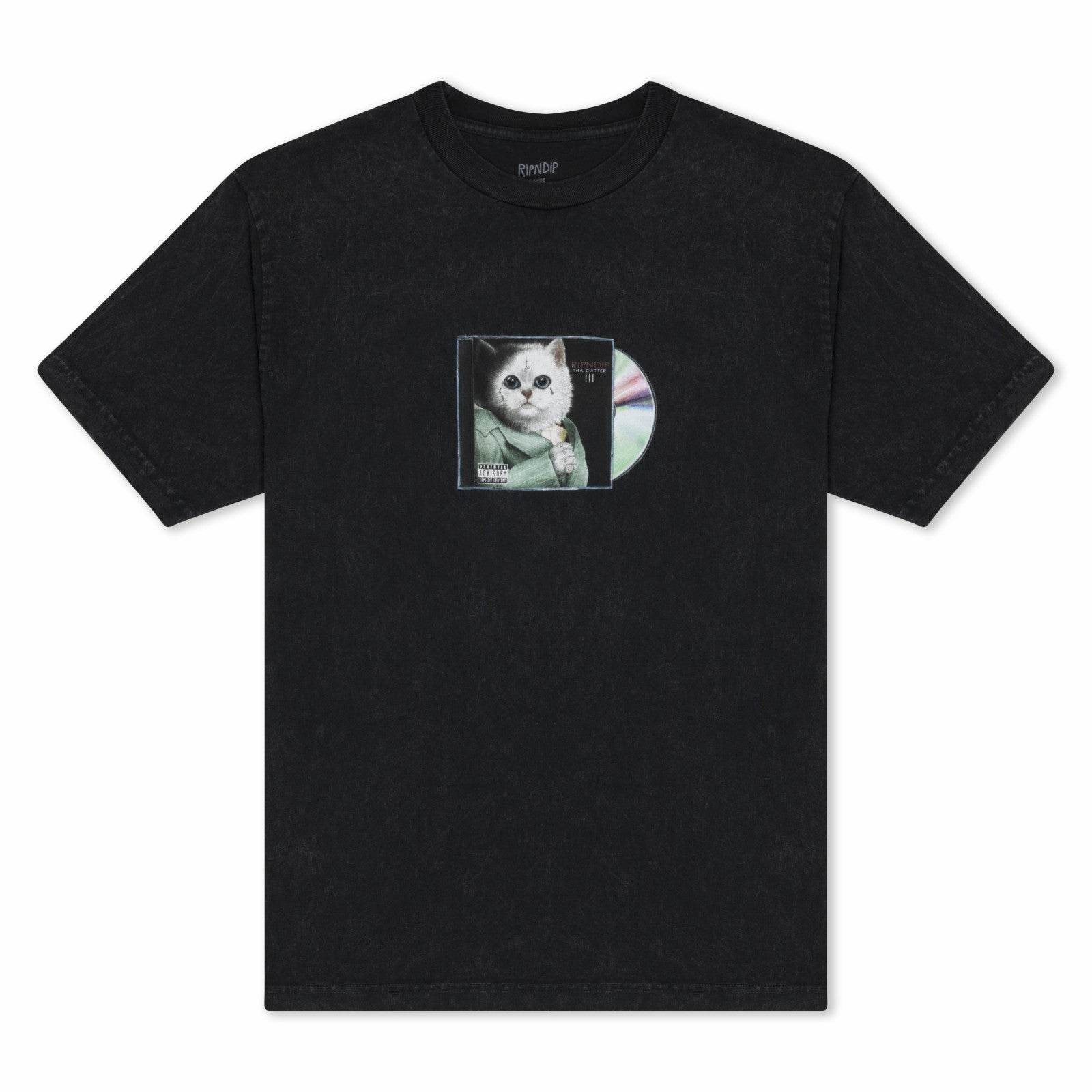 Lil Nerm 3 Tee (Black Vintage Wash) - Ripndip