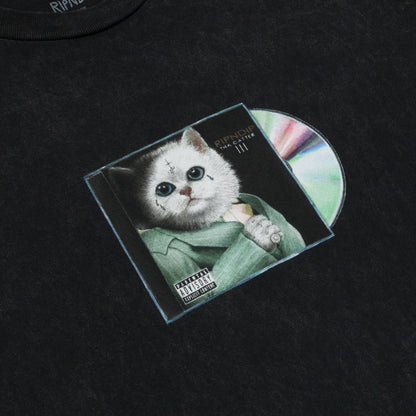 Lil Nerm 3 Tee (Black Vintage Wash) - Ripndip