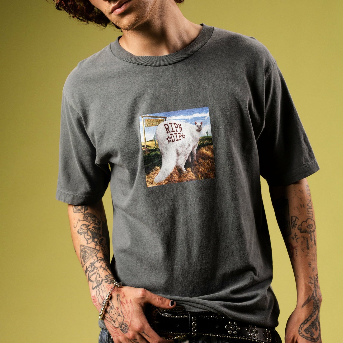 Rowdy Howdy Tee (Charcoal) - Ripndip