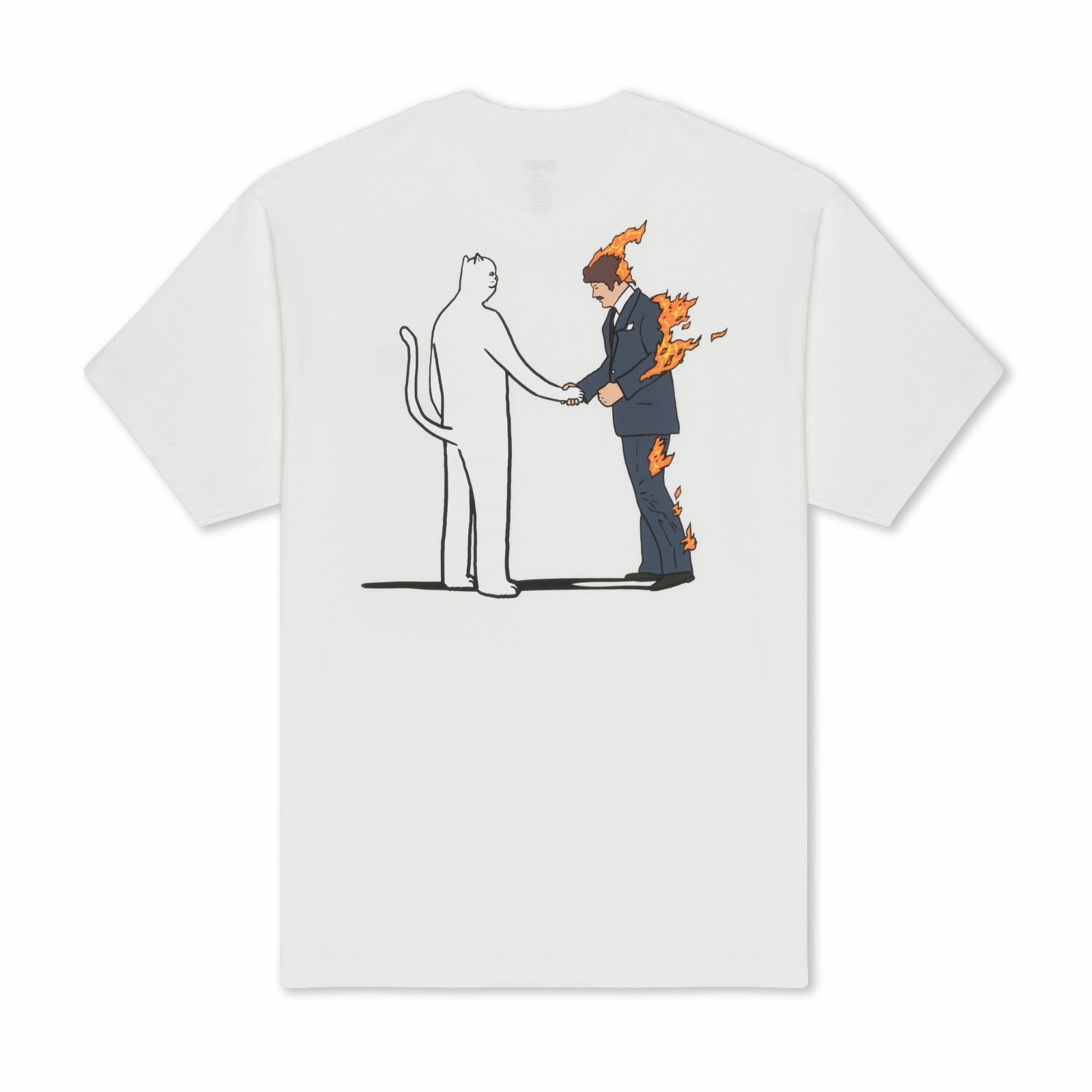 Burn Tee (Bone) - Ripndip