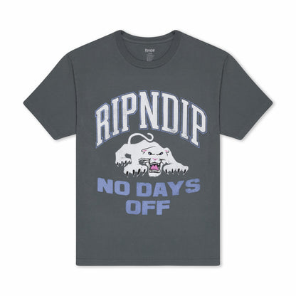 White Panther Tee (Charcoal) - Ripndip