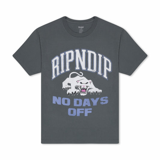 White Panther Tee (Charcoal) - Ripndip