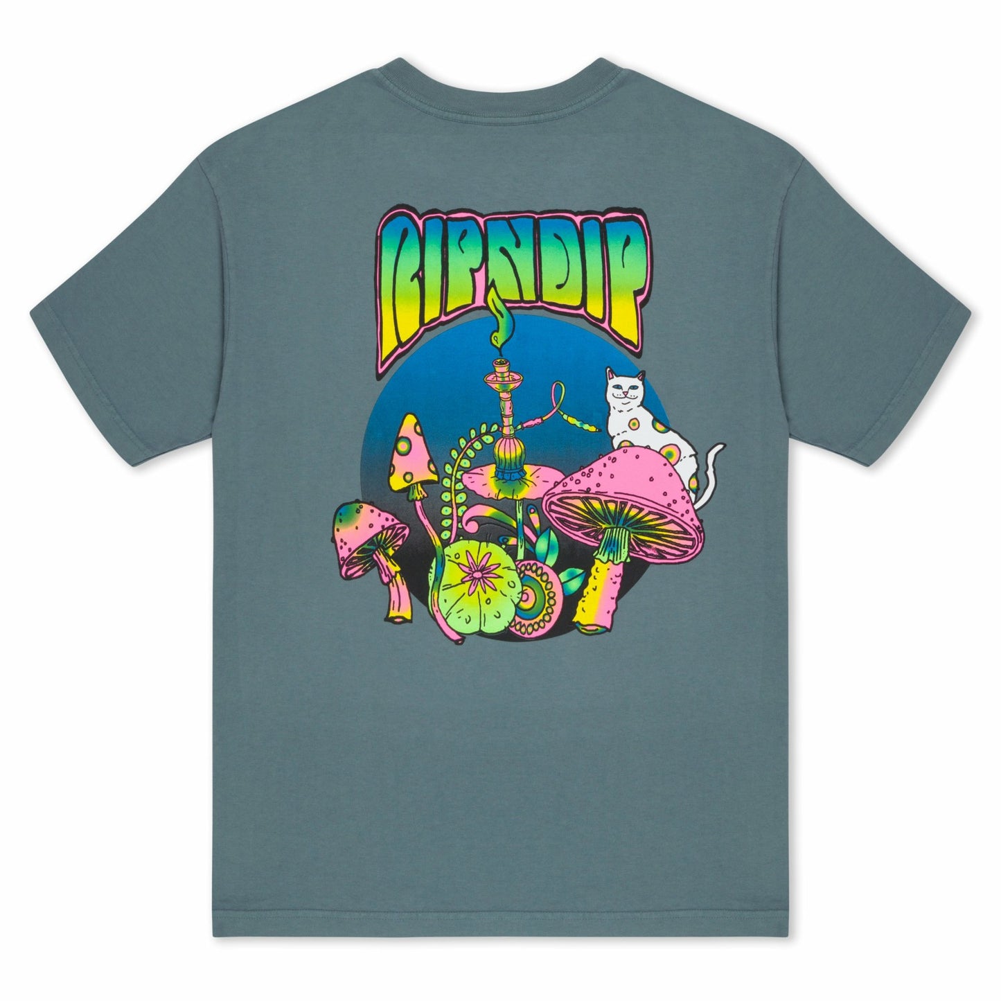 Psychedelic Tee (Light Charcoal) - Ripndip