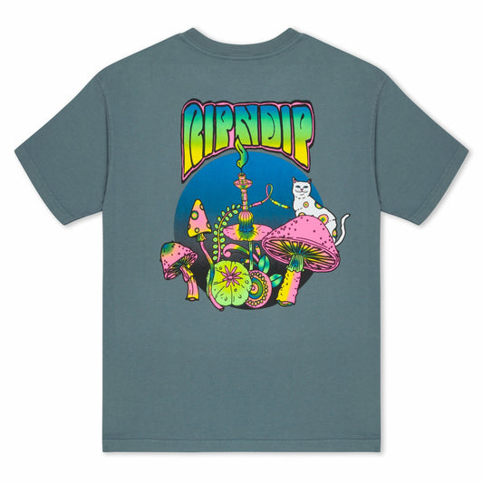 Psychedelic Tee (Light Charcoal) - Ripndip