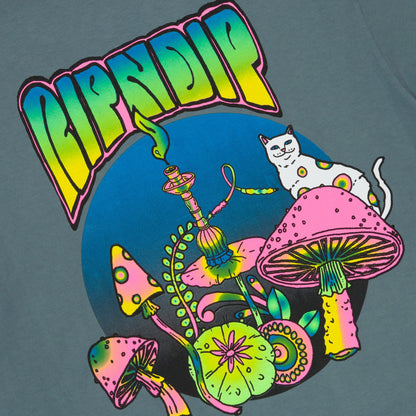 Psychedelic Tee (Light Charcoal) - Ripndip