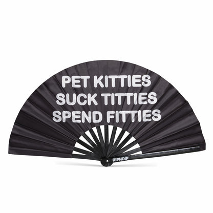 Pet Kitties Fan (Black) - Ripndip