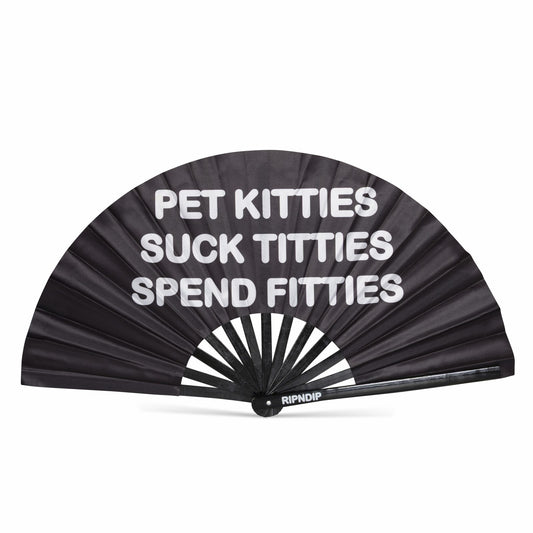 Pet Kitties Fan (Black) - Ripndip