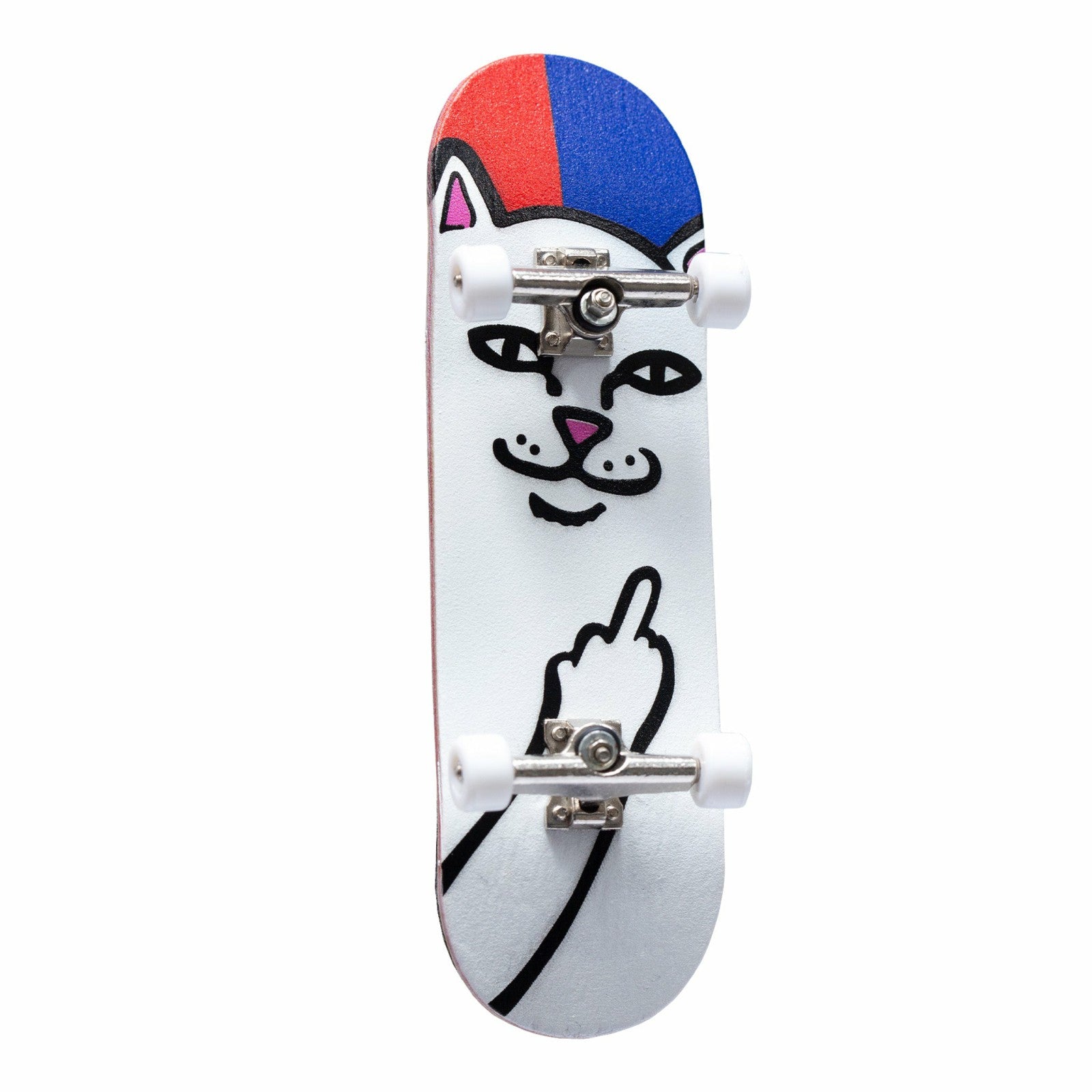 Lord Nermal Mini Skateboard (Red/Blue) - Ripndip