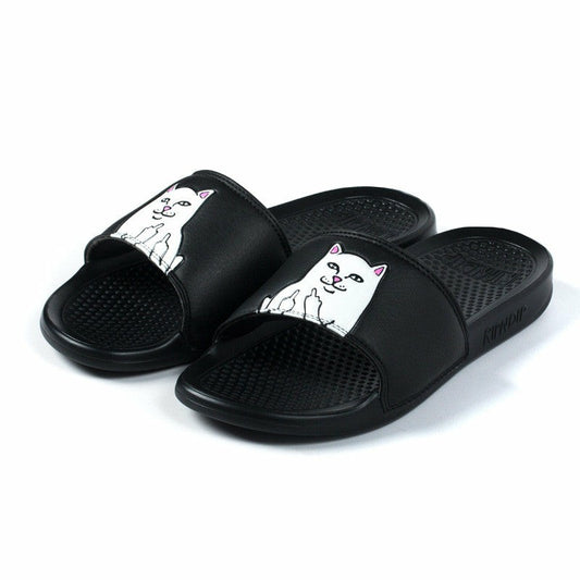 Ripndip - Lord Nermal Slides (Black) - Ripndip