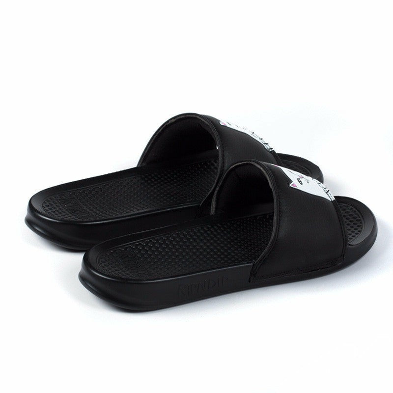 Ripndip - Lord Nermal Slides (Black) - Ripndip