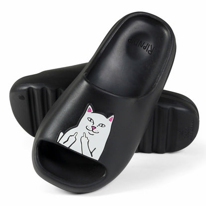 Lord Nermal Cloud Slides (Black) - Ripndip